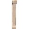 Ekena Millwork Traditional Slat Smooth Bracket w/ Offset Brace, Douglas Fir, 5 1/2"W x 32"D x 38"H BKT0604X32X38TRA06SDF - alternate 3